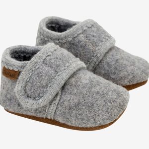 Slofjes Wool Grey melange