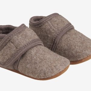 Slofjes Wool Walnut