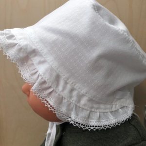 Zonnehoedje Baby Embroidery wit