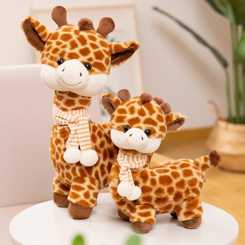 GiraffeSnuggle – Zachte Giraf Knuffel met Sjaal - Afbeelding 4