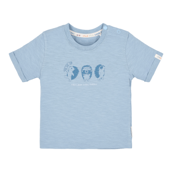 T-shirt korte mouw Steel Blue - Afbeelding 2